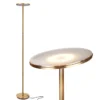 Brightech 63-in Antique Brass Torchiere Floor Lamp | BigEasyMart.com