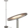Brightech 63-in Brushed Nickel Torchiere Floor Lamp | BigEasyMart.com