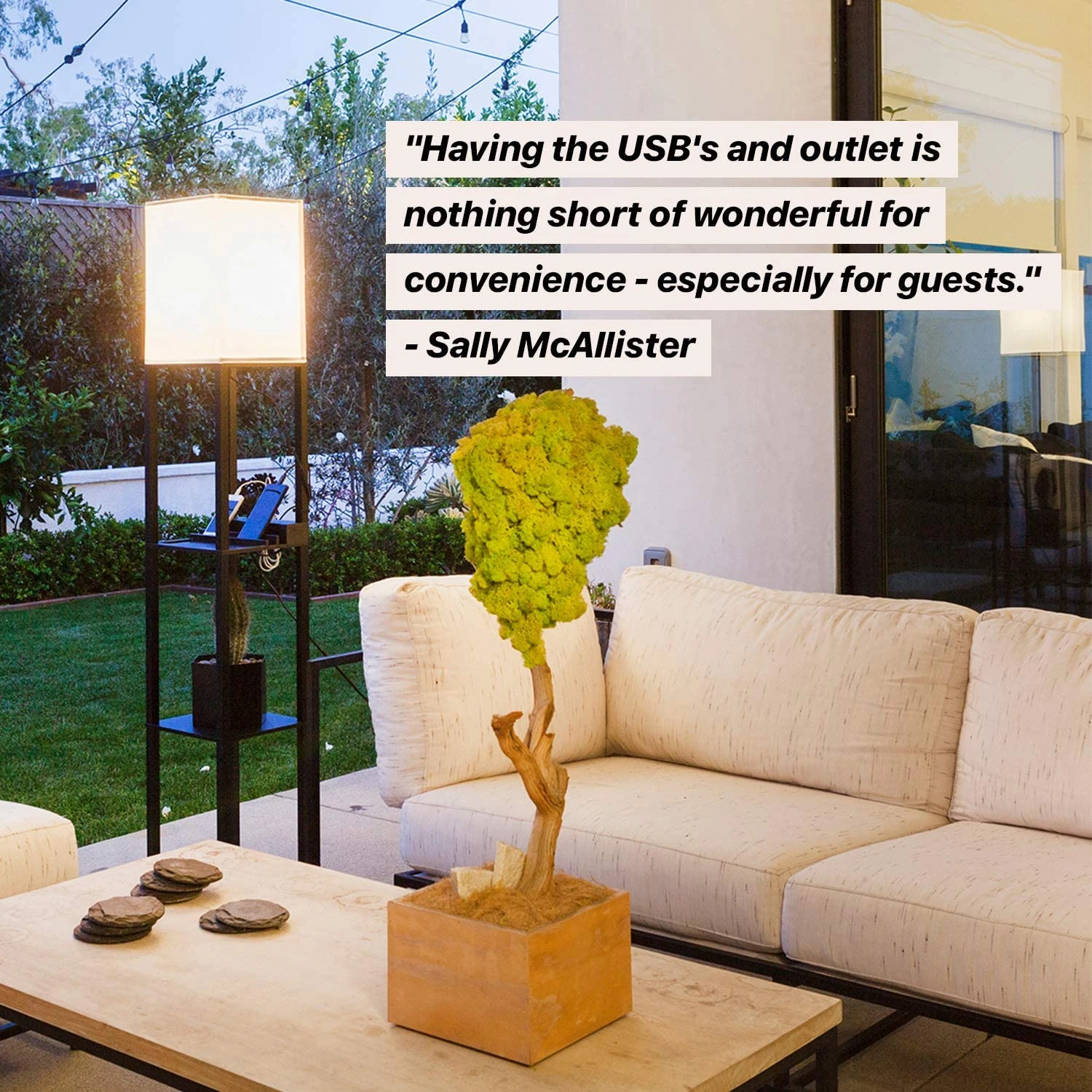 Brightech 63-in Classic Black Shelf Floor Lamp | BigEasyMart.com - Image 4