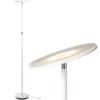 Brightech 63-in White Torchiere Floor Lamp | BigEasyMart.com