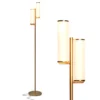 Brightech 64-in Antique Brass Multi-head Floor Lamp | BigEasyMart.com