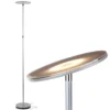Brightech 67-in Platinum Silver Torchiere Floor Lamp | BigEasyMart.com