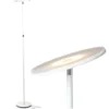 Brightech 67-in White Torchiere Floor Lamp | BigEasyMart.com
