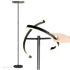 Brightech 72-in Classic Black Torchiere Floor Lamp | BigEasyMart.com