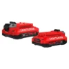CRAFTSMAN V20 Lithium Ion Battery, 2.0-Amp Hour, 2 Pack (CMCB202-2) | BigEasyMart.com