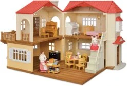 Calico Critters Red Roof Dollhouses Country Home Gift Set, Cottage | BigEasyMart.com