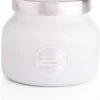 Capri Blue Petite Scented Candle With Glass Candle Holder, White | BigEasyMart.com