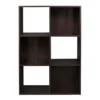 ClosetMaid 35.88-in H X 24.13-in W X 11.63-in D-Drawers Espresso Stackable Wood Laminate 6 Cube Organizer | BigEasyMart.com