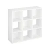 ClosetMaid 35.88-in H X 35.88-in W X 11.63-in D White Stackable Wood Laminate 9 Cube Organizer | BigEasyMart.com