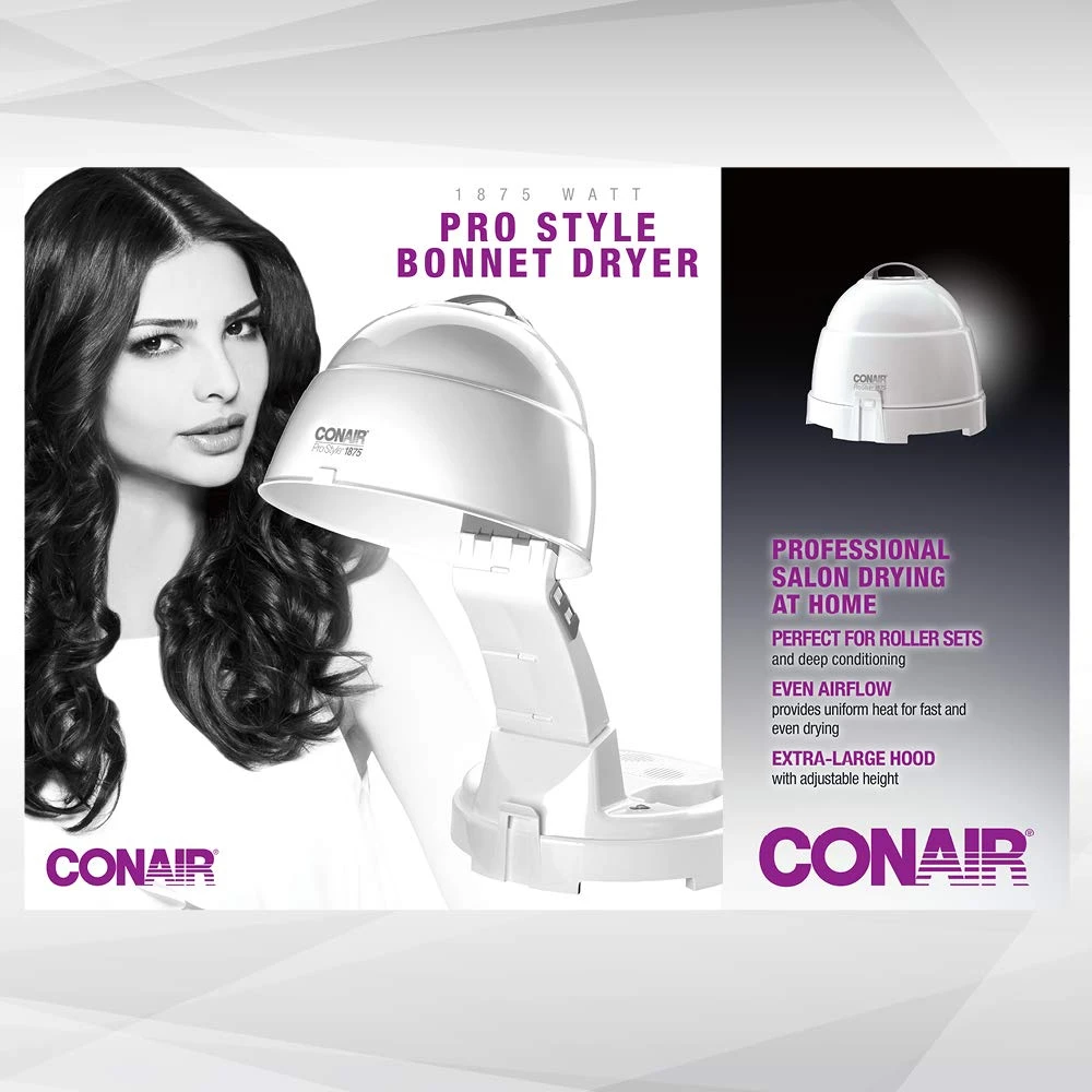 Conair 1875 Watt Pro Style Bonnet Ionic Hair Dryer | BigEasyMart.com - Image 4