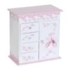 Cristiana Girl's White Fashion Paper Musical Ballerina Jewelry Box | BigEasyMart.com
