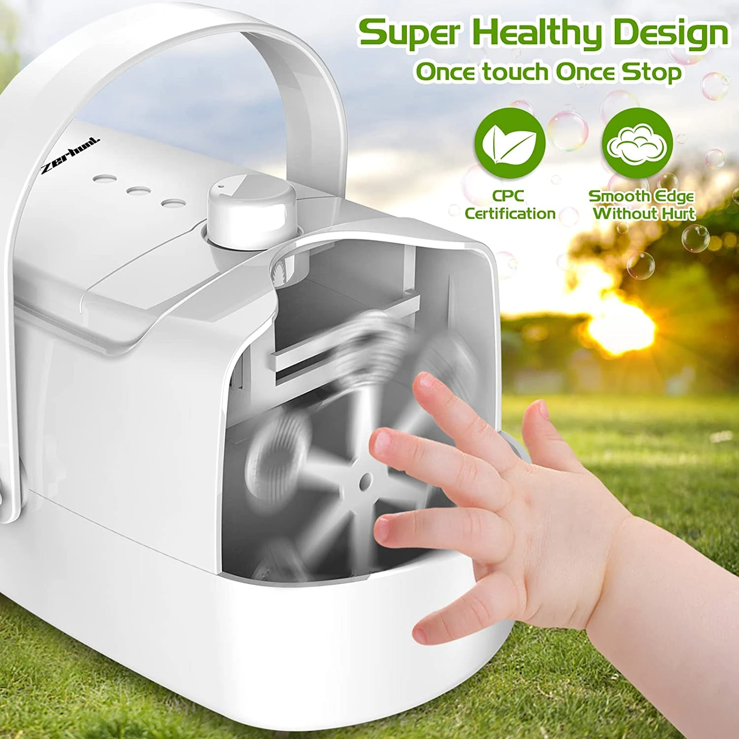 Bubble Machine Durable Automatic Bubble Blower, 5000+ Bubbles Per Minute Bubbles | BigEasyMart.com - Image 5