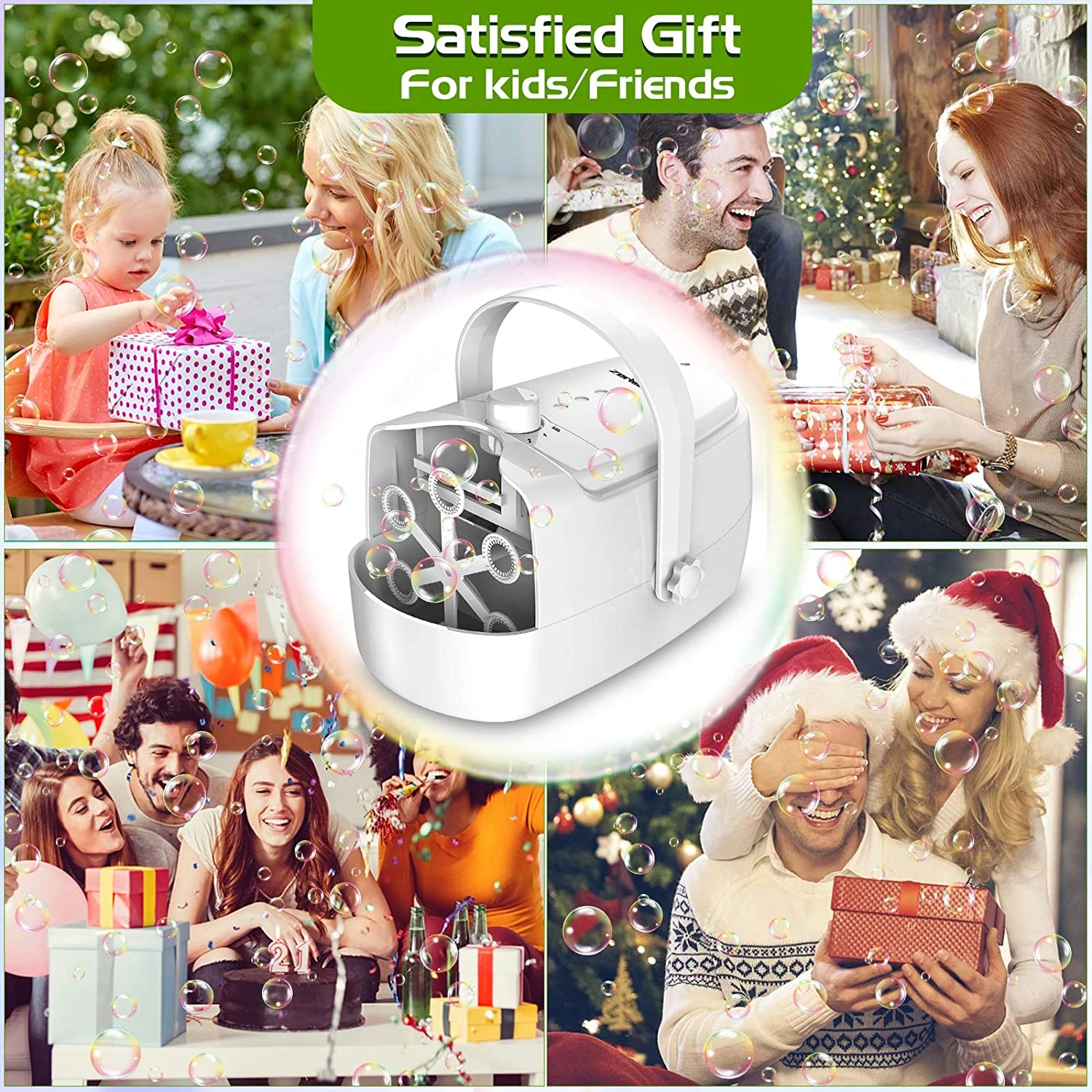 Bubble Machine Durable Automatic Bubble Blower, 5000+ Bubbles Per Minute Bubbles | BigEasyMart.com - Image 6