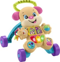 Fisher Price Fisher-Price Laugh & Learn Smart Stages Learn With Sis Walker, Musical Walking Toy For Babies And Toddlers Ages 6 To 36 Months | BigEasyMart.com