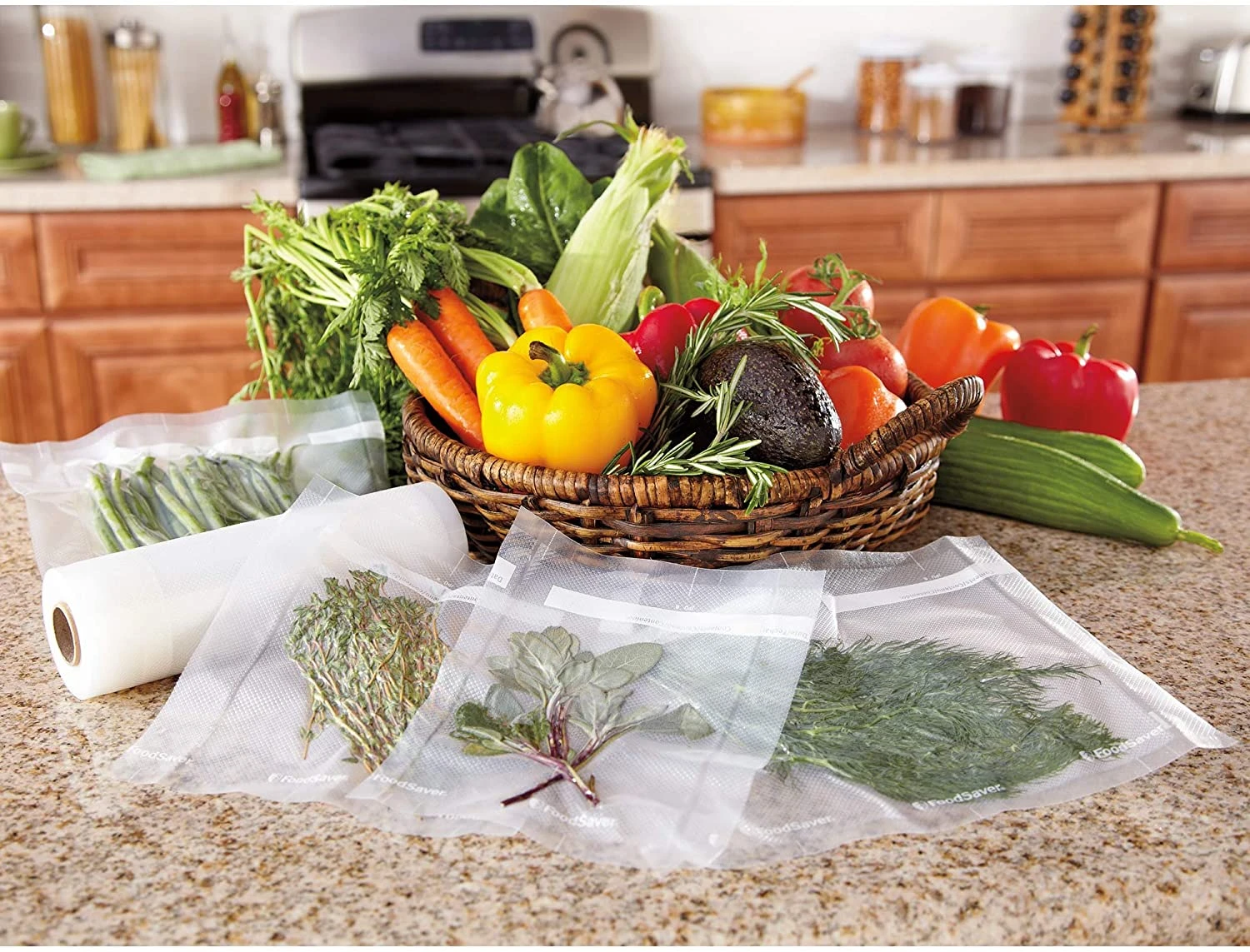 FoodSaver 11" X 16' Vacuum Seal Roll, 3 Pack | BigEasyMart.com - Image 2