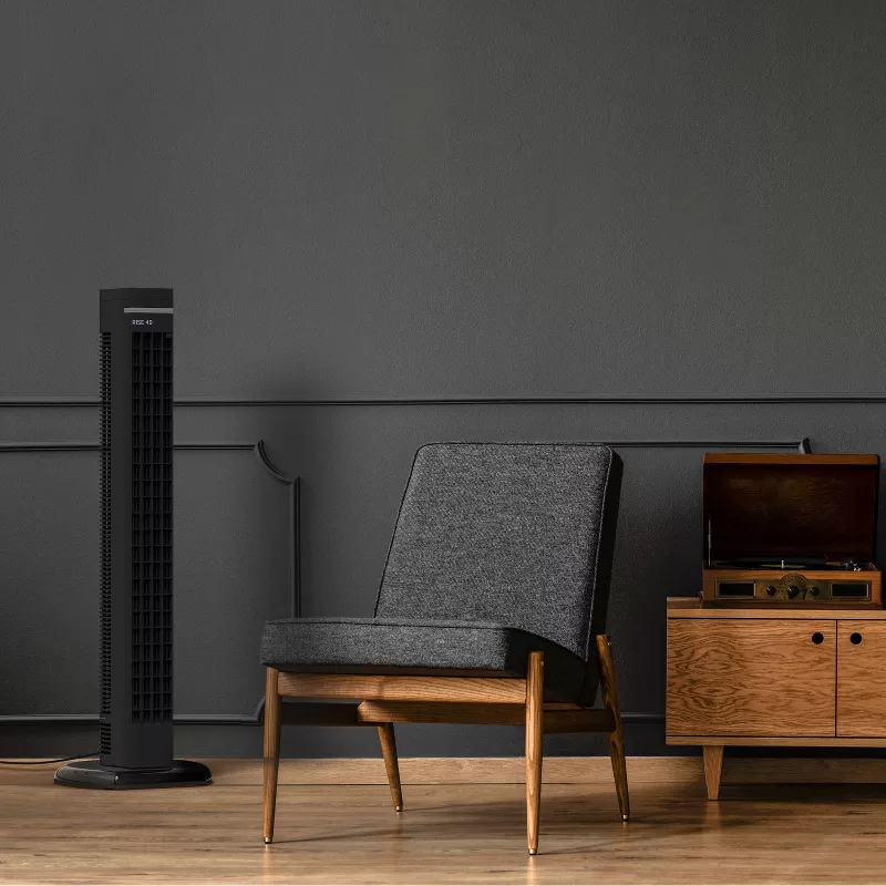 Sharper Image Rise 40 Oscillating Tower Fan Black | BigEasyMart.com - Image 8