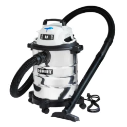 HART 6 Gallon 5 Peak HP Stainless Steel Wet/Dry Vacuum, VOC608S 3702 | BigEasyMart.com