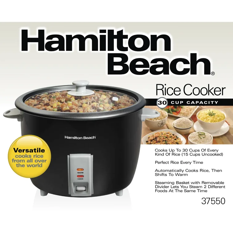 Hamilton Beach 30-Cup Rice Cooker | BigEasyMart.com - Image 4