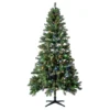 Holiday Time 7’ Pre-Lit Duncan Fir Artificial Christmas Tree, Color-Changing LED Lights With Quick Set, By Holiday Time | BigEasyMart.com