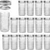 Mason Jars 12 OZ, VERONES Canning Jars Jelly Jars Regular