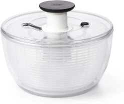 OXO Good Grips Large Salad Spinner - 6.22 Qt., White | BigEasyMart.com