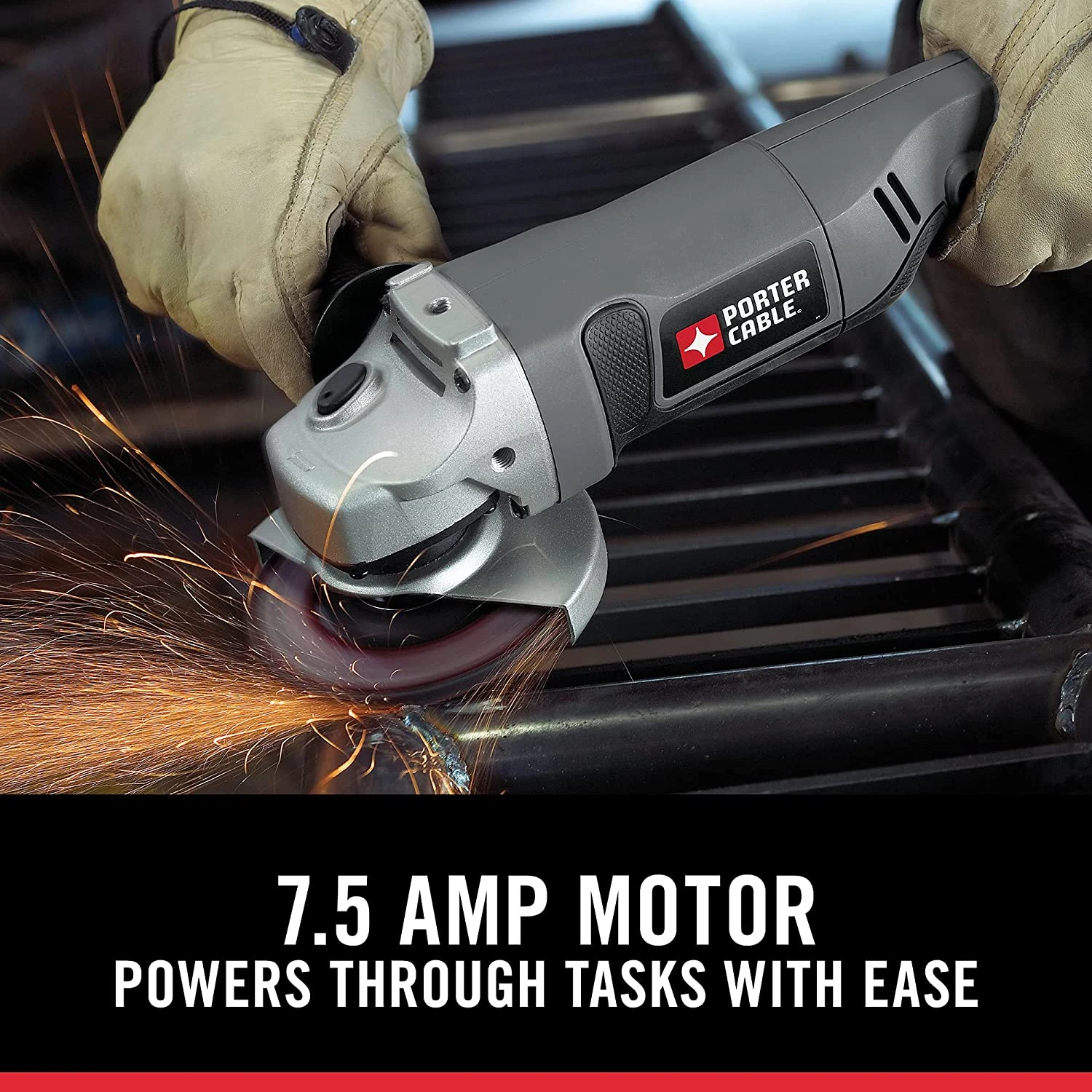 PORTER-CABLE 4.5-in 7 Amps Trigger Switch Corded Angle Grinder (PC750AG) | BigEasyMart.com - Image 3