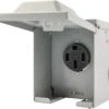 RVGUARD 50 Amp 125/250 Volt RV/EV Power Outlet Box | BigEasyMart.com