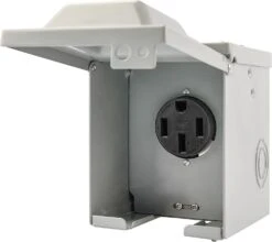 RVGUARD 50 Amp 125/250 Volt RV/EV Power Outlet Box | BigEasyMart.com