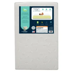 Serta Sparkling Sky 3" Mini/Portable Crib & Toddler Foam Mattress, GREENGUARD Gold | BigEasyMart.com