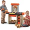 Step2 Handyman Plastic Toddler Workbench And Plastic Kid Tool Bench 30 Plus Piece Playset | BigEasyMart.com