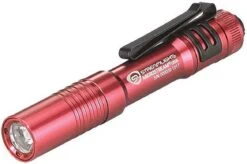 Streamlight 66605 250-Lumen MicroStream USB Rechargeable Pocket Flashlight With 5" USB Cord And Lanyard, Red, Box | BigEasyMart.com