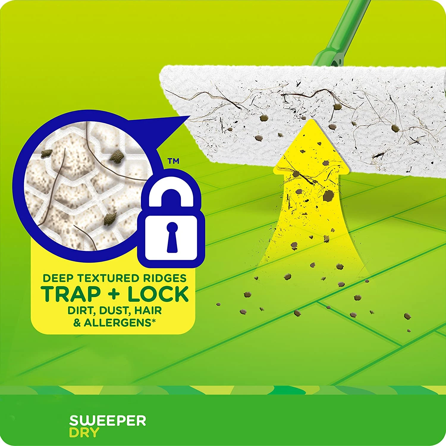 Swiffer Sweeper Dry Mop Refills For Floor Mopping Cleaning - Image 3