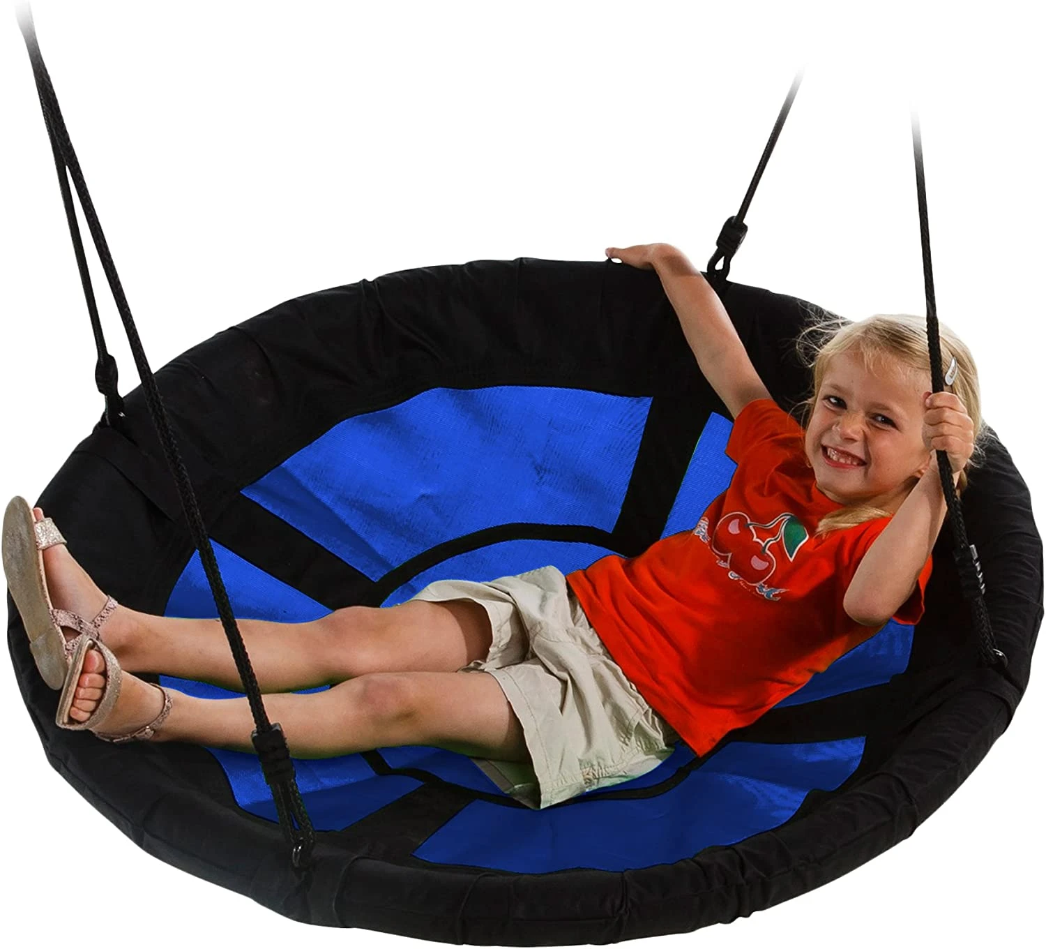 Swing-N-Slide WS 4861 Nest Swing With 40" Diameter, Blue | BigEasyMart.com