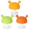 Eco Inspired Baby Mushroom Teether Toy, Baby Boy & Girl Teething Toys, 3 Pack.