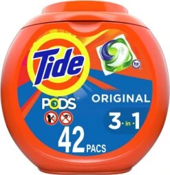 Tide Pods Liquid Laundry Detergent Pacs, Original Scent, 42 Count | BigEasyMart.com
