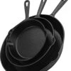 Utopia Kitchen Pre-Seasoned Cast Iron Skillet Set 3-Piece | BigEasyMart.com