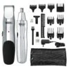Wahl Groomsman Rechargeable Beard Trimming Kit For Mustaches, Nose Hair, And Light Detailing And Grooming With Bonus Wet/Dry Electric Nose Trimmer – Model 5622 | BigEasyMart.com