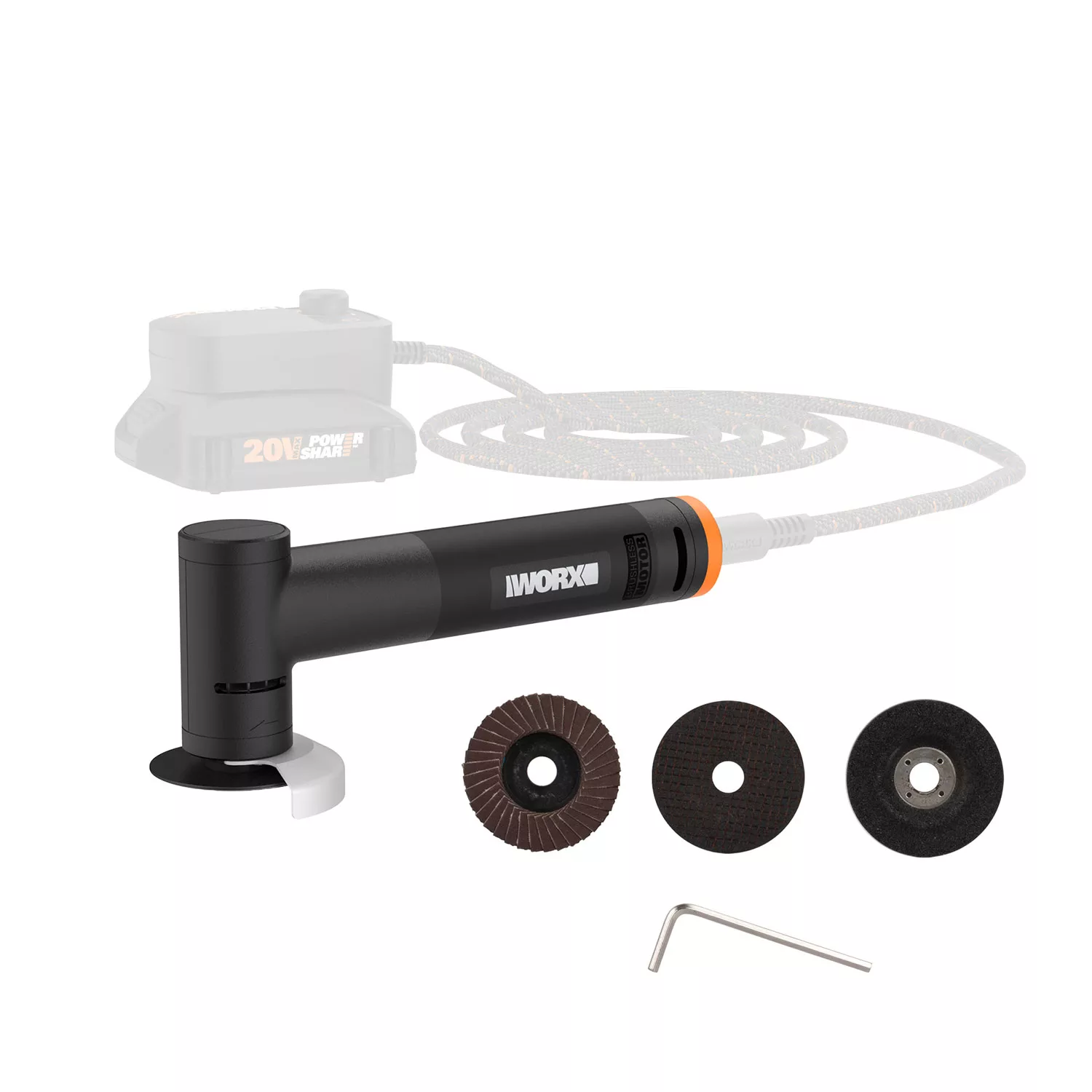 Worx MAKERX Brushless Angle Grinder - Tool Only | BigEasyMart.com - Image 7