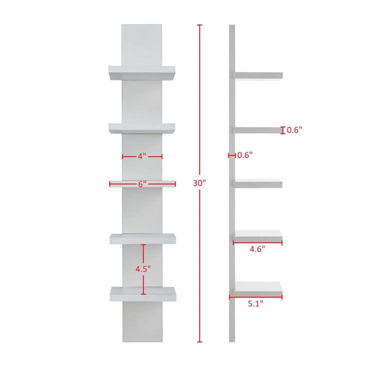 Wyaconda 5 Piece Tiered Shelf | BigEasyMart.com - Image 6