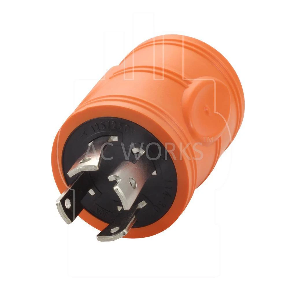 AC WORKS ADL1430L620 Locking Adapter NEMA L14-30P 30Amp 125/250Volt 4Prong | BigEasyMart.com - Image 3