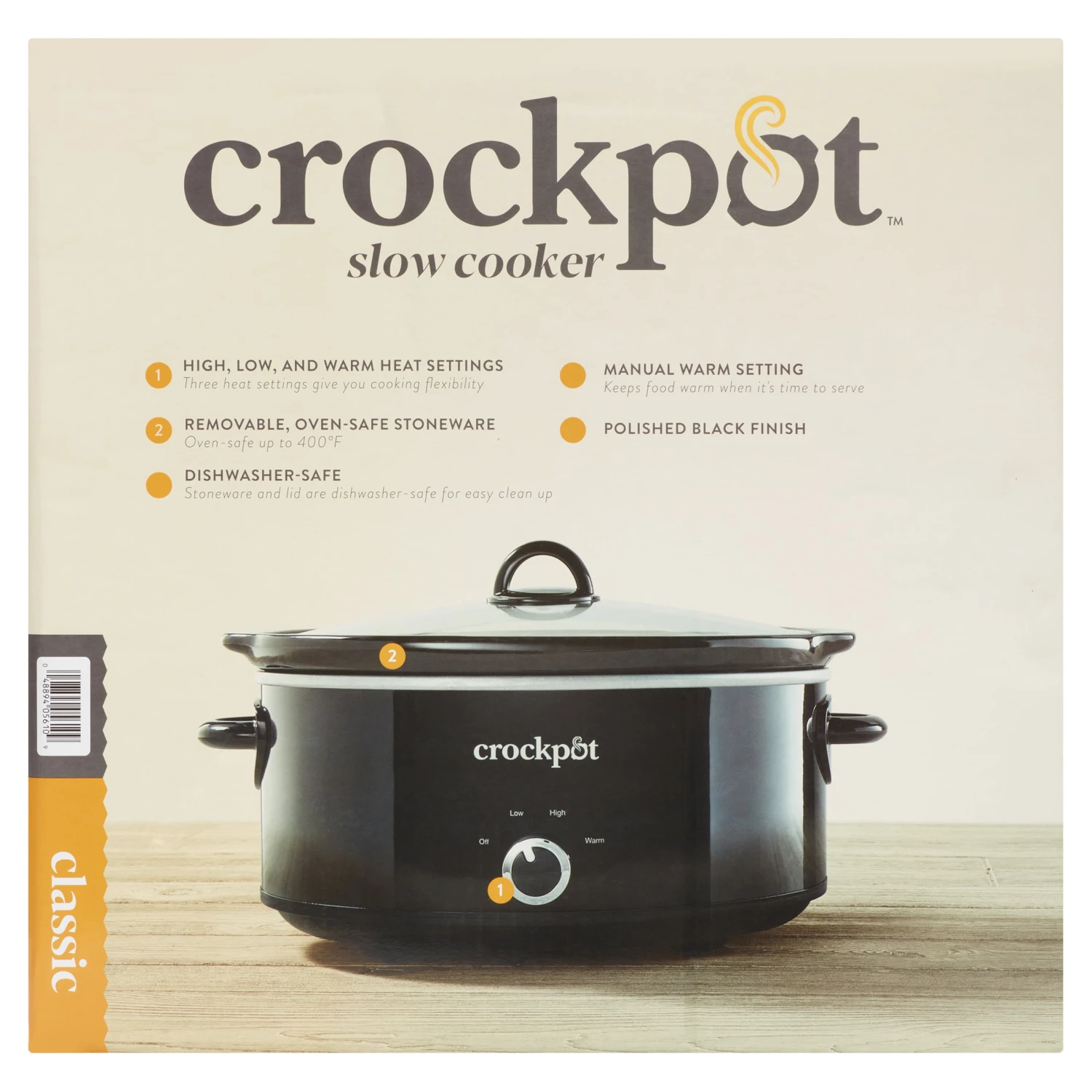 Crock-Pot® 7-Quart Manual Slow Cooker, Black | BigEasyMart.com - Image 10