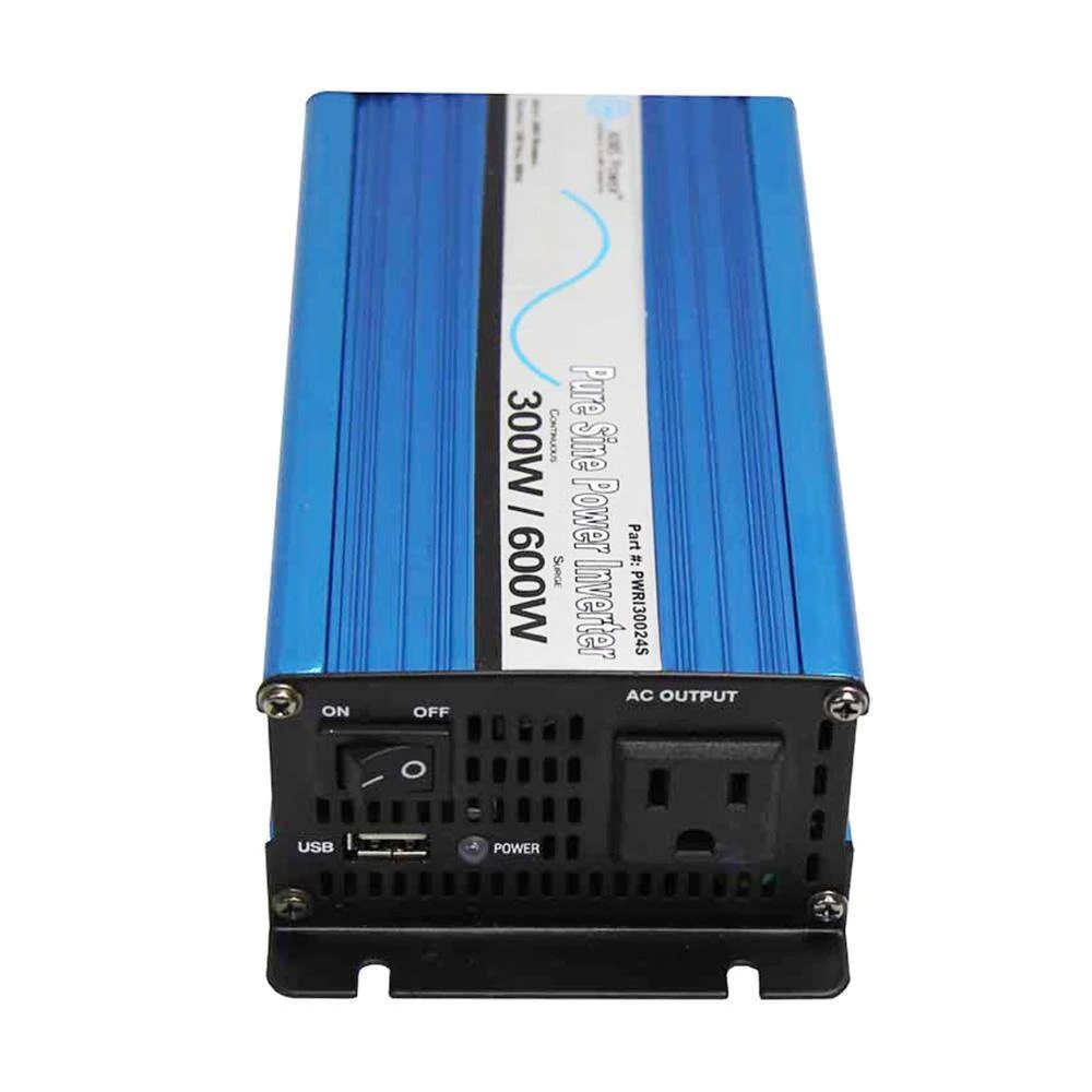 AIMS POWER PWRI30024S 300-Watt Pure Sine Inverter 24-Volt DC To 120-Volt AC | BigEasyMart.com - Image 2