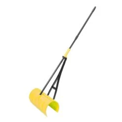 Amazing Rake RK-31000 17 In. 3-in-1 Yellow Ergonomic Pickup Rake With Telescopic Rubber Grip Steel Handle | BigEasyMart.com
