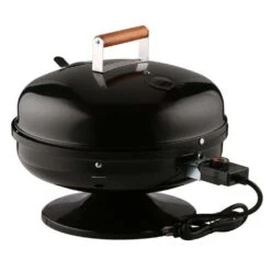 Americana 2120.4.111 Lock 'n Go Portable Electric Grill In Black | BigEasyMart.com