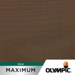 Olympic OLY209-05 Maximum 5 Gal. Autumn Brown Solid Color Exterior Stain And Sealant In One | BigEasyMart.com
