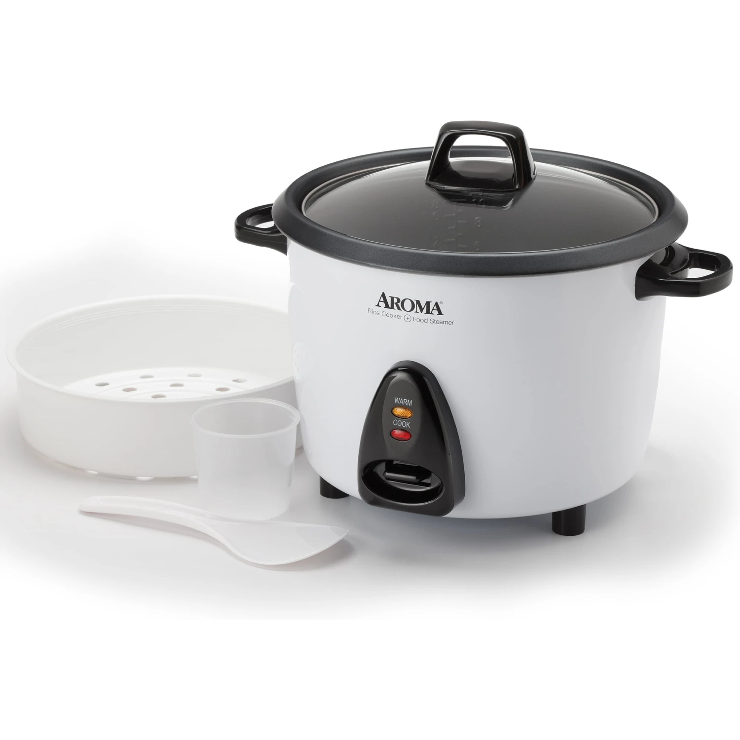 Aroma 20 Cup Dishwasher Safe Rice Cooker & Steamer, 4 Piece | BigEasyMart.com - Image 3