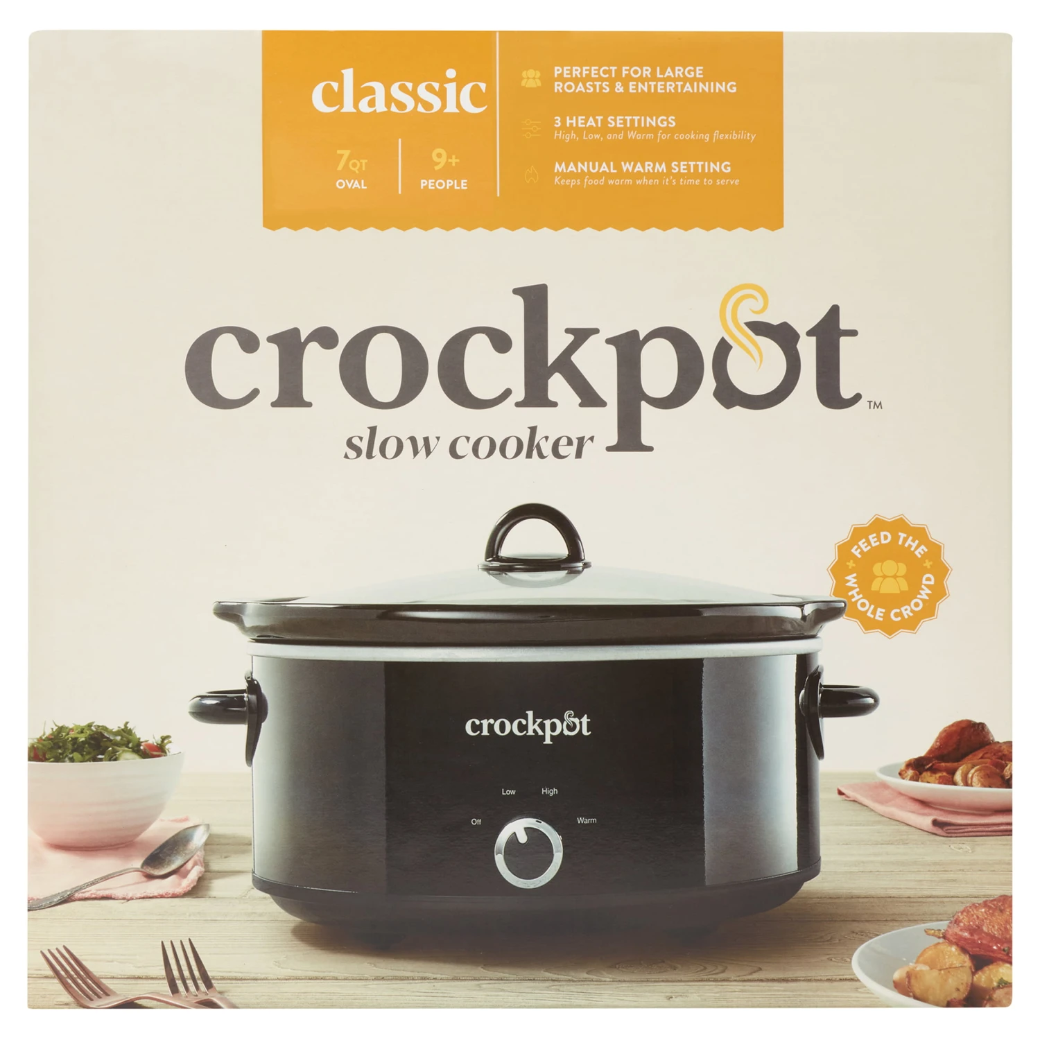 Crock-Pot® 7-Quart Manual Slow Cooker, Black | BigEasyMart.com - Image 7