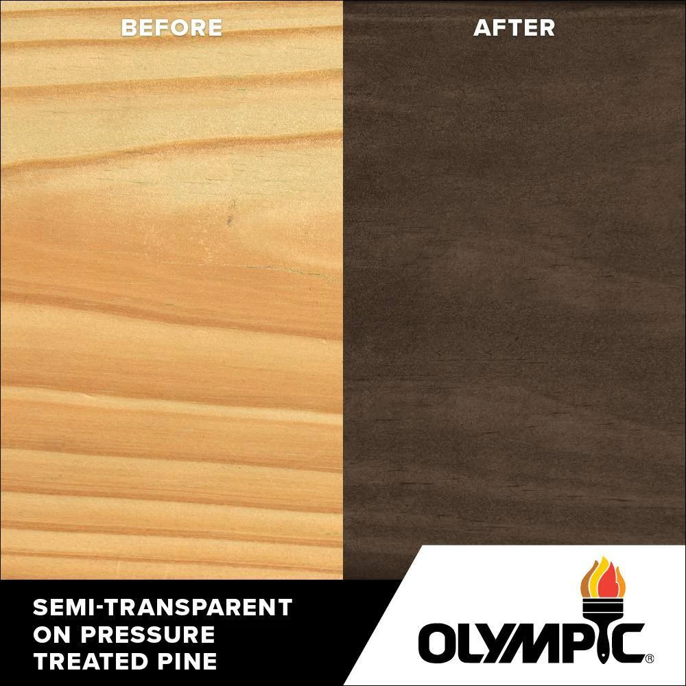 Olympic OLY712-05 Maximum 5 Gal. Black Oak Semi-Transparent Exterior Stain And Sealant In One Low VOC | BigEasyMart.com - Image 5