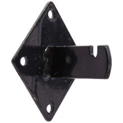 Only Hangers 1905B-12 Gridwall Mount Brackets For Grid Or Slatgrid Panels Box Of 12-Piece Black Color | BigEasyMart.com