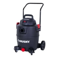 Husky AT18621P-16A 16 Gal. Poly Cart-Design Wet/Dry Vac With A Cartridge Filter, Hose, And Accessories | BigEasyMart.com